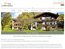 Tablet Screenshot of gaestehaus-sonnenstatter.de